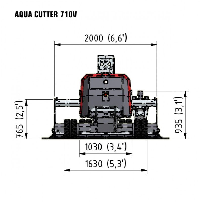 Гидродемонтажный робот AQUA CUTTER 710V / 710 V XL